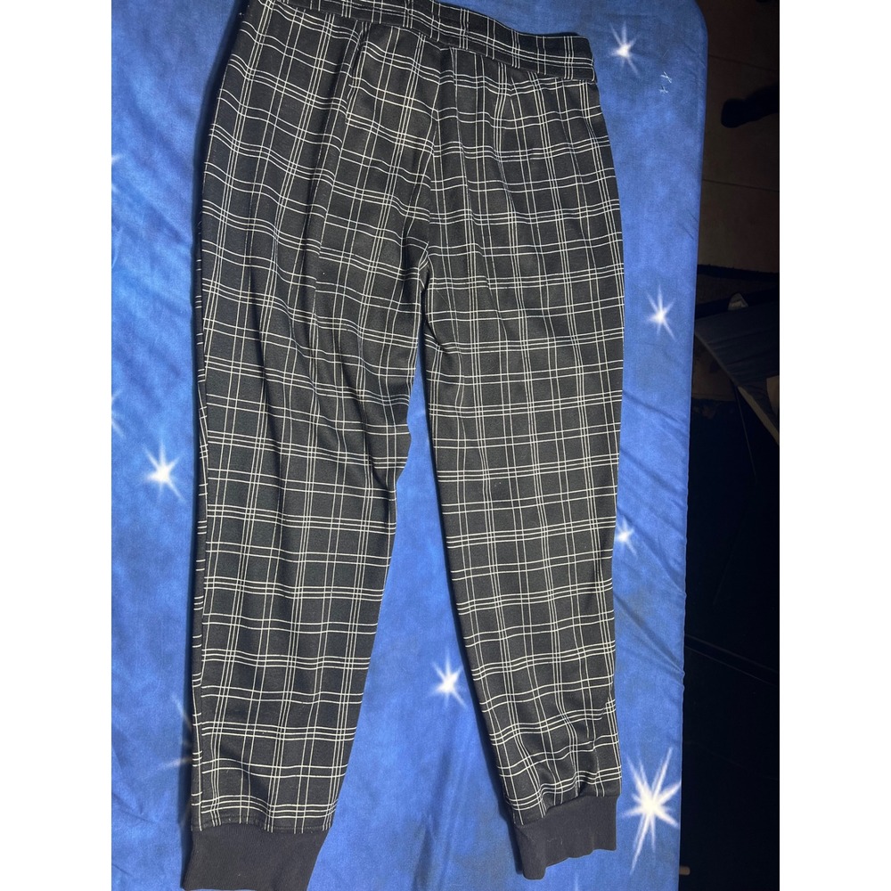 Liverpool Los Angeles Black White Plaid Jogger Pants Zip Pocket Size 4/27 - Picture 7 of 7